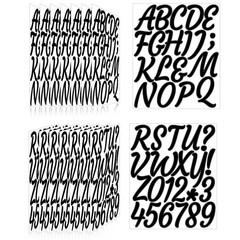 336 Pieces 16 Sheets Letter Stickers,Self Adhesive Waterproof Mailbox Numbers…