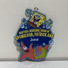 NEW Sea World Nautical Nonsense Room of SpongeBob, Patrick & JESSE Door Plaque