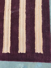 Modern Striped Area Rug – Soft Plush Carpet for Living Room, Bedroom & Office