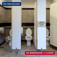 4 Pack Do Not Flush Sign for Bathroom, 9″ x 6″ Self-adhesive Do Not Flush Anythi