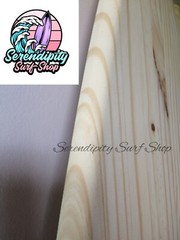 New Design! 6 foot wood surfboard wall art base stained a white wash and blues