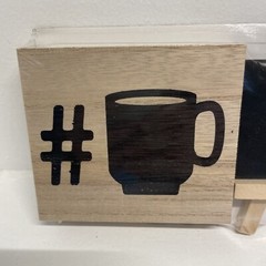 3 count mini sign table Coffee bar wooden decor tiered tray