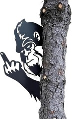 Middle Finger Peek – A – Boo Metal Sign, Bigfoot Peek – Through Art, Middle F…