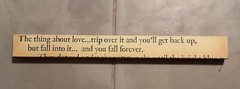 Danielson Designs Thing About Love Is.. Sign / Mantle Decor / Made In USA