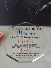Boss Plaque