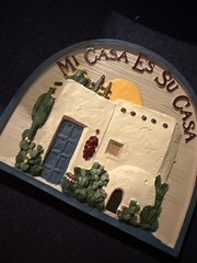 Mi Casa Es Su Casa” ceramic tile Wall Hanging