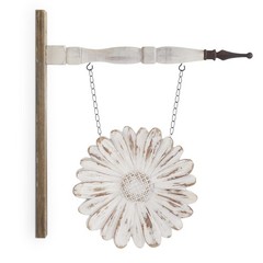 Whitewashed Daisy Arrow Replacement Sign by K&K Interiors