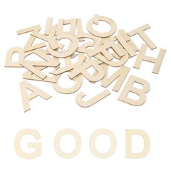 26 Pcs Wooden Letters 3.15″/8CM Wooden Letter for Crafts Unfinished