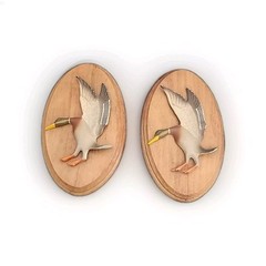 Medal Duck Plaques Whitehall Life like Products Mid-Century Hunting Outdoors