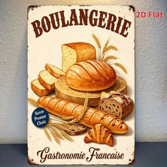 Wrought Iron French-Style Bakery Sign 30x20cm