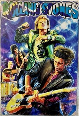 TIN SIGN 8×12 Rolling Stones Mick Jagger Rock Roll Band Group Keith Richards DD7