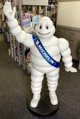Michelin Man Fiberglass Statue 47″ Tall !!!!!!!! READ FULL DESCRIPTION !!!!!!