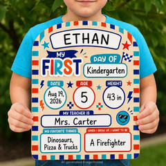 My First Day of School Sign 10″X12″, First and Last Day of School Board for Kids