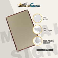 Man Cave Sign My Garage My Rules Metal Wall Art for Garage, Shop or Room Decor