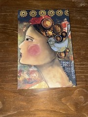 Kelly Ray Roberts Wall Hanging Art Mother Daughter “Grow Become Journey” 8×12