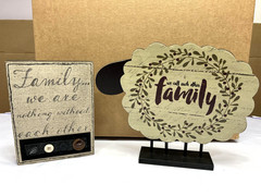 Family Decor Sign Lot Hearthside Sheep Plaque Barbara Lloyd Buttons Home Display