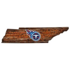 12in. state road map sign – N0894 – Tennessee Titans – MDF Wood