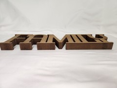 Home Decor – wall or shelf – “Family” – Wooden Word