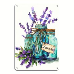 2D Flat – 1pc 12x8inch Aluminum 2D flat Decorative Tin Metal Signs& Plague Laven