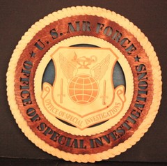 US AIR FORCE OFFICE OF SPECIAL INVESTIGATION (OSI) PLAQUE