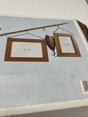 Fishing Pole Hanging Frames New In Box Dad Man Gift Lodge Decor