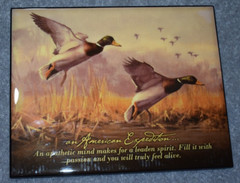 WILDLIFE MALLARD DUCKS INDOOR PLAQUE 8″x10″