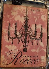 La Maison Rococo Est. 1763 Creative Co-Op Tin Plaque DE1296A