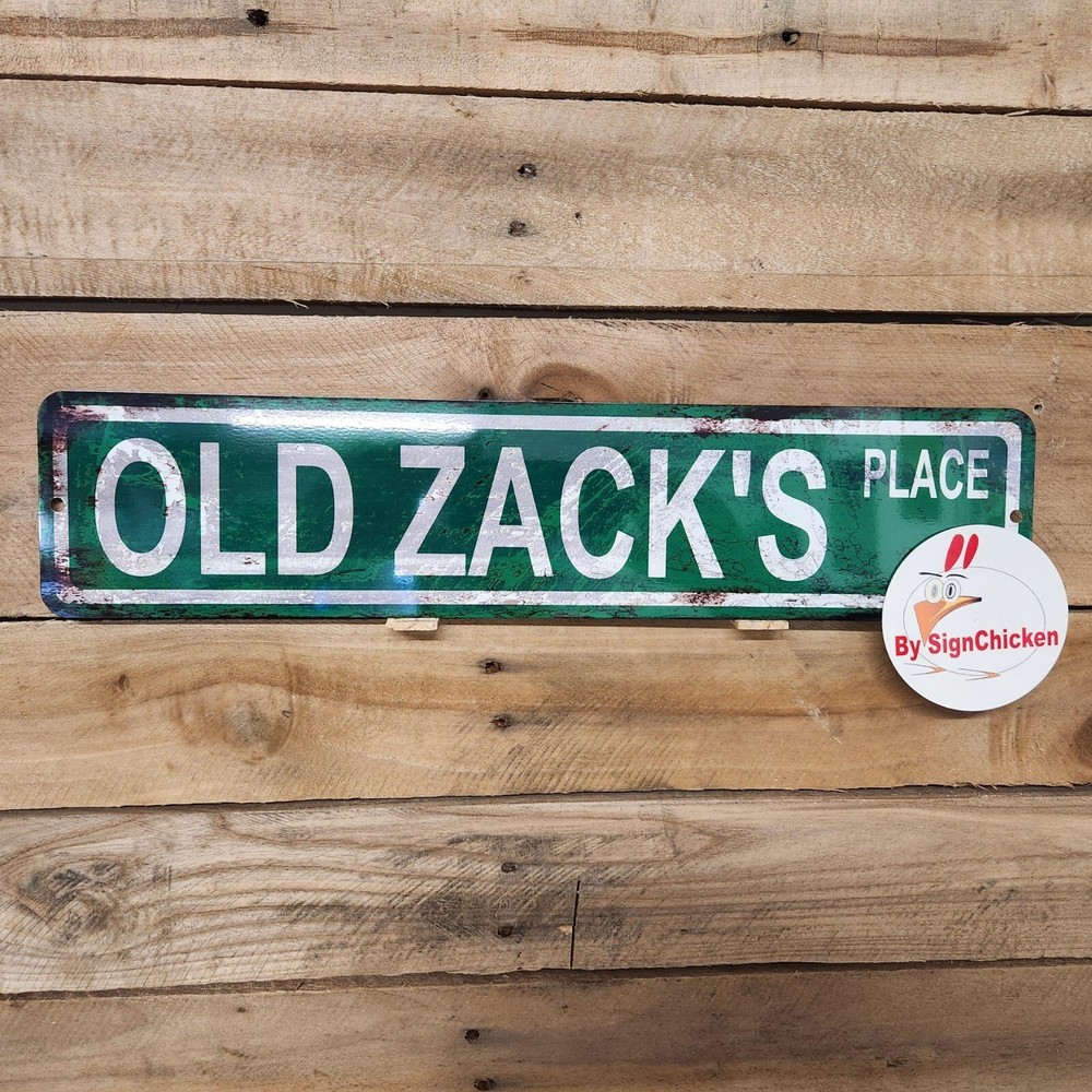 Personalized Custom GREEN Street Signs, garage sign, RUSTY VINTAGE LOOK