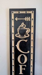 Coffee Bar Sign Coffee Lovers Mocha Cappuccino Coffee Bean Expresso Latte