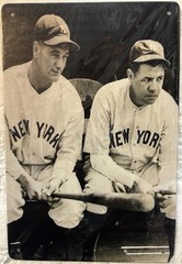 TIN SIGN 8×12 Babe Ruth Lou Gehrig Baseball New York Yankees MLB Pro Sports S3a