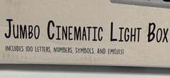 Cinematic Light Box 100 Letters Numbers Symbols Emojis Room2Room NEW In Box