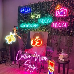 Custom Logo Name Neon Sign Personalized Business Logo Store Wall Art Decor