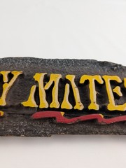 Sorry Mates Pirate Bar Sign Rustic Hand Painted Wood Wall Decor 20in