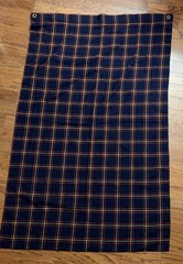 Vintage MacLaine Clan Lochbuie Hunting WOOL Scottish Tartan FLAG 35X56 Man Cave