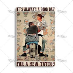 Artisian Tattoo Retro Tin Metal Signs Poster Job Tin Plaque Hobby Decorative Pla