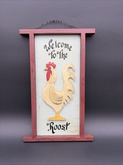 12“ X 8“ Rustic Welcome To The Roost Wood Sign