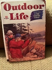 Love This “Outdoor Life” Vintage Metal Tin 8”x12”