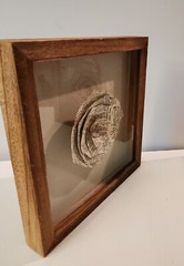 Vintage-Inspired Shadowbox Art | Set of 2 3D Paper Flowers | Ready to Hang 11×11