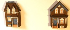 Vtg Home Interiors/Burwood ~ Victorian Houses / Country Cottages ~ Wall Plaques