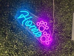 Paw Print Decorative Neon Sign