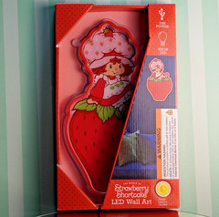 Strawberry Shortcake 13 x 7 Neon LED Lighted Wall Art Sign Wildbrain New In Box