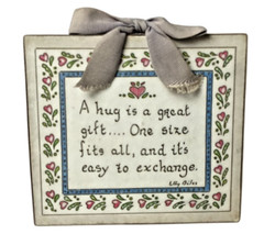 Eleanor Biles Gifts: Hanging Standing Plaque, 5 in x 4.5 in x 0.5 in