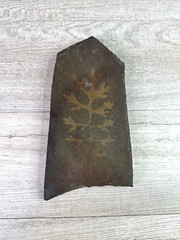 Beautiful Hanging Leaf Mark Multicolor Slate Home Decor Handmade