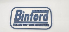 Binford tool 3D Printed 2 color Sign Home Improvement TV