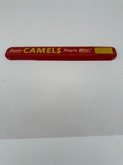 VINTAGE TIN DISPLAY RISER “Smoke Camels They’re Mild ” Tobacco Cigarette 16INCH
