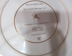 SET OF 6 MUSEUM LTD ED COLONIAL HERITAGE COLLECTOR PLATES 10-3/4″ USA MINT