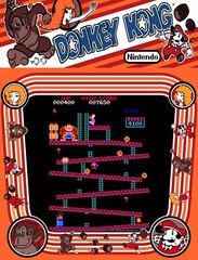 TIN SIGN “Donkey Kong” Video Games Signs Rustic Wall Decor Mancave Pub Cafe