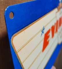 Evinrude Motors Ad Metal Sign FREE SHIPPING Vintage Boat Cabin Decor