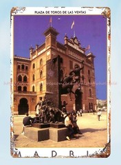 Madrid Spain metal tin sign old signs for sale