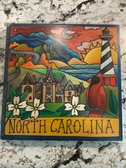 Sincerely Sticks “Blue Ridge Beauty” 9 in x 9 in wood plaque